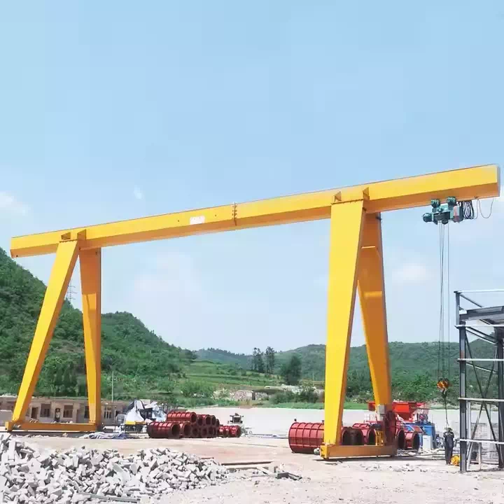 Steel Single Girder Hoist Crane for Construction Sites