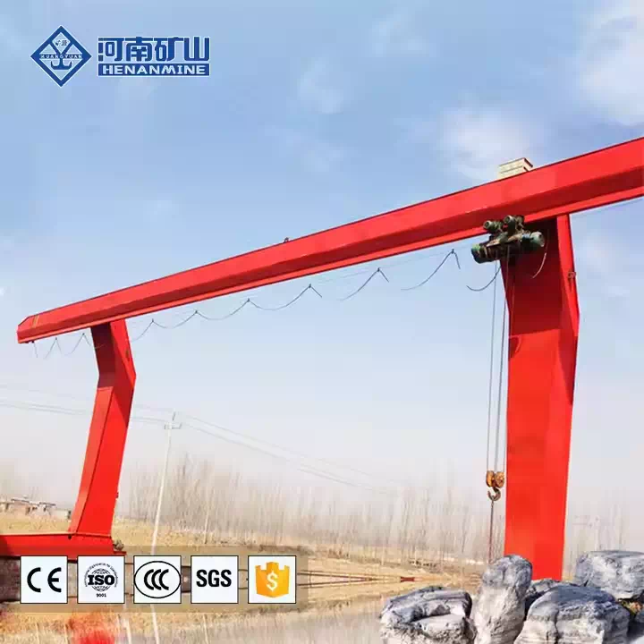 L Type Single Girder Gantry Crane for Warehouse Use