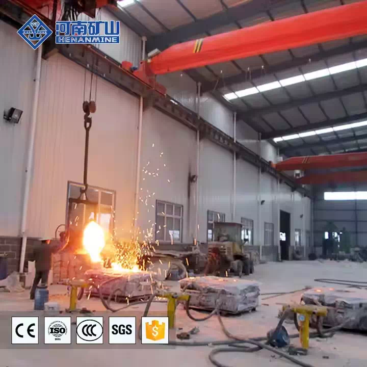 Foundry Crane for Sale - Custom Overhead Crane for Molten Metal Handling