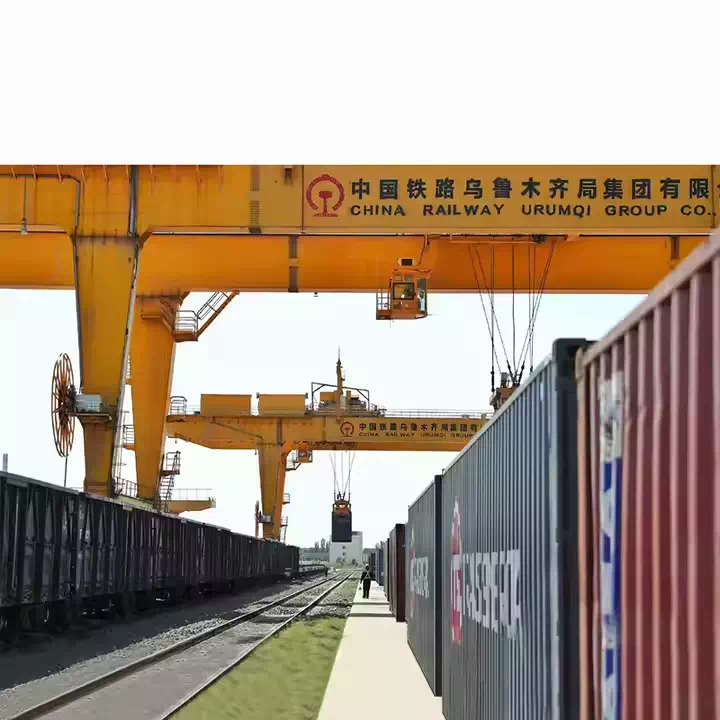 Heavy-Duty Rail-Mounted Gantry Crane for Container Handling