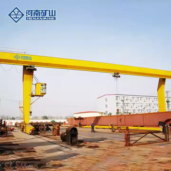 Steel Hook Gantry Crane with Winch for Construction Sites