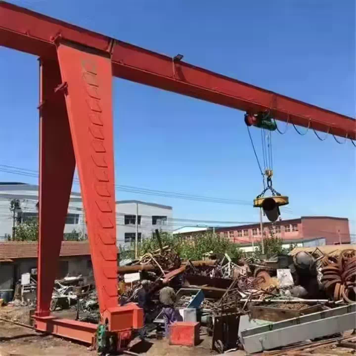 Heavy-Duty Single Girder Gantry Crane with Electric Hoist