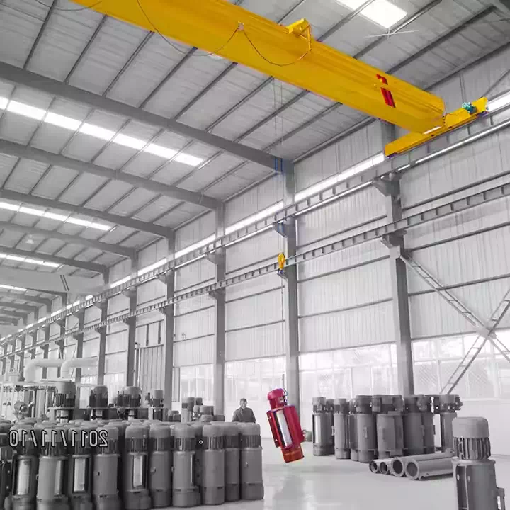 Partial Hang Single Girder Overhead Crane for Industrial Lifting