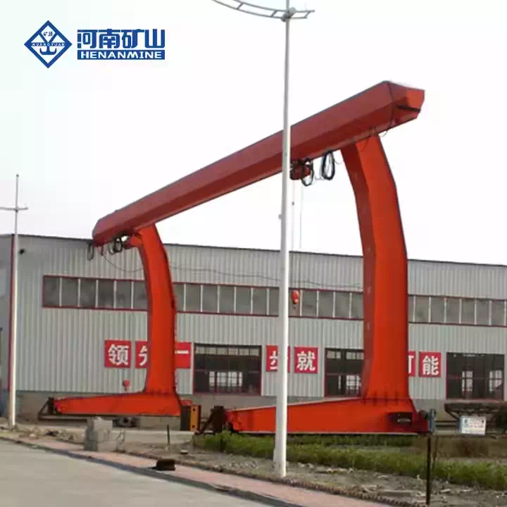 Adjustable Single Girder Gantry Crane with Manual Hoist