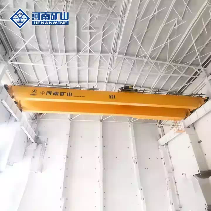 Modern Double Girder Overhead Crane - Robust Construction & Safety