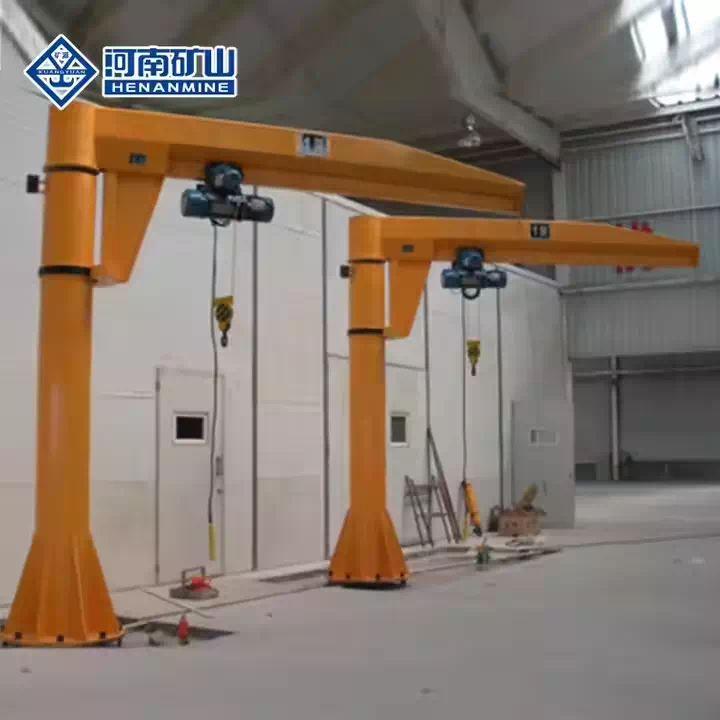 Hydraulic Floor Crane for Efficient Material Handling