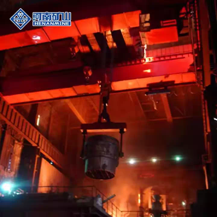 Four Girder Ladle Crane for heavy-duty metal handling