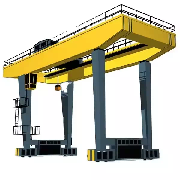 U-Type Double Girder Gantry Crane with Hook for Heavy Lifting