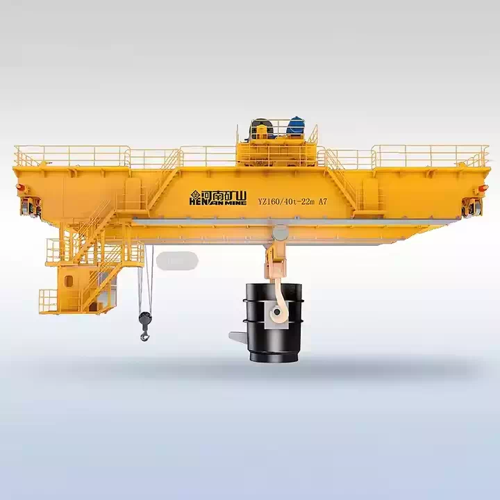 Industrial Ladle Handling Crane for Molten Steel Transport
