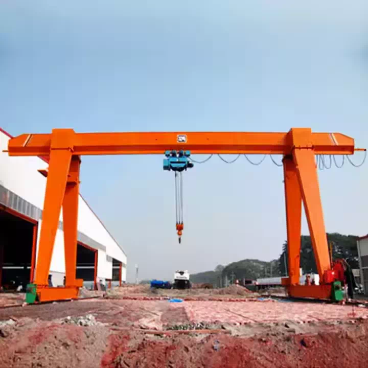 Electric Single Girder Gantry Crane for Material Handling