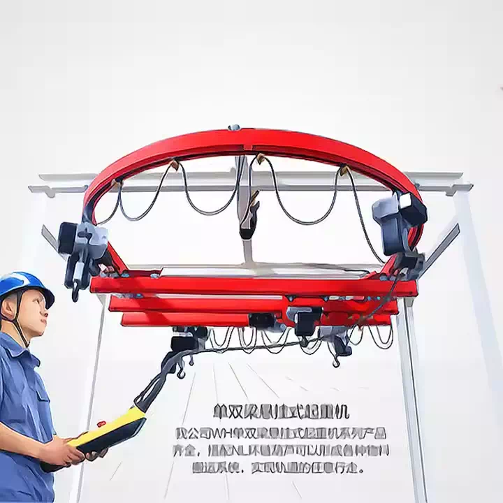 Monorail cranes for precise and smooth load transportation
