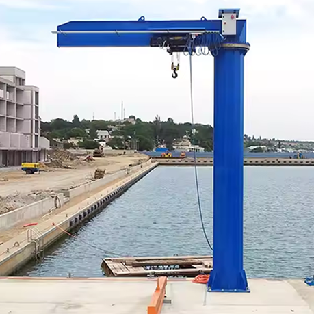 High-Capacity Column Cantilever Crane - Ideal for Factories & Workshops
