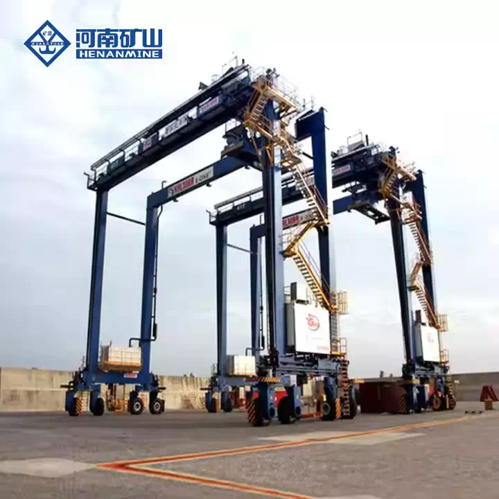 Rubber-Tired Gantry Crane (RTG) for Container Handling in Ports and Terminals