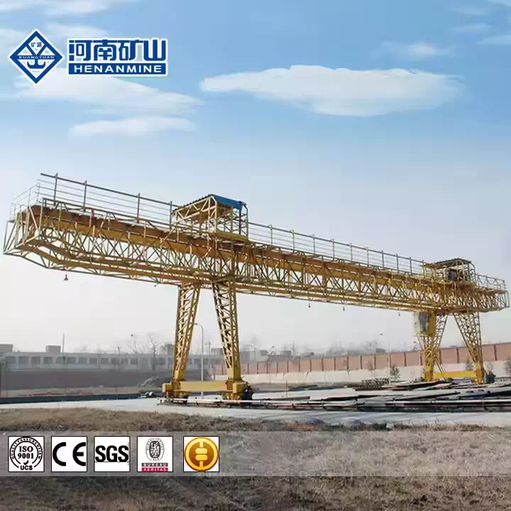 Electric Double Girder Gantry Crane for Industrial Use