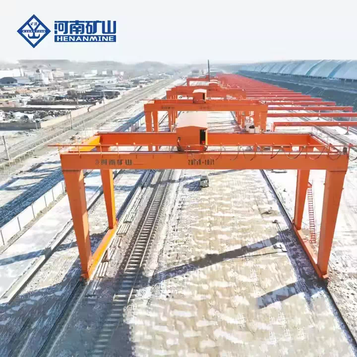 Double Girder Gantry Crane for Warehouse and Construction
