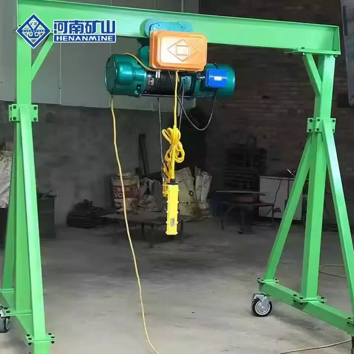 Lightweight Aluminum Gantry Crane - Easy Assembly & Mobility