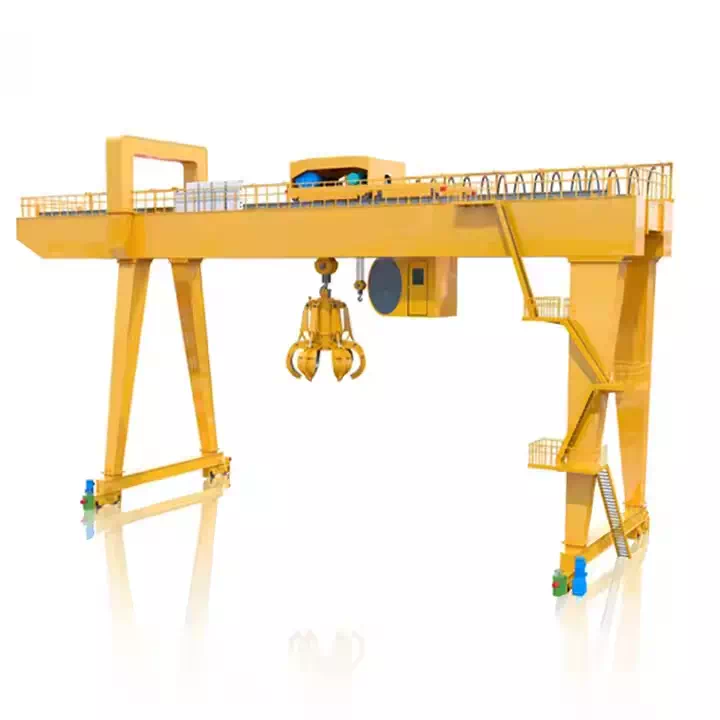 Double Girder Gantry Crane with Grab Bucket – High Lifting Performance