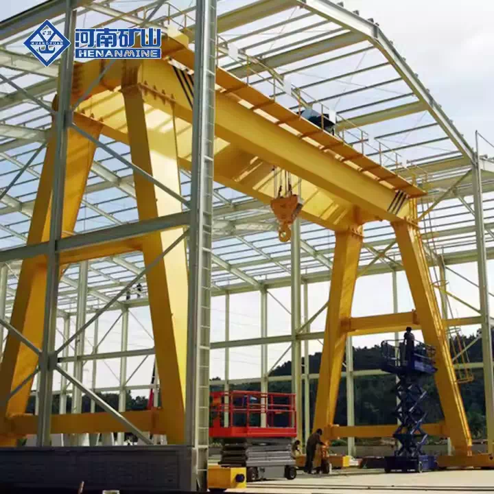 Robust Double Girder Gantry Crane with High Load Capacity